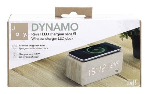 EAN 3303170112175 - T'nB CLOCKCH5W despertador Reloj despertador digital Madera imagen 4