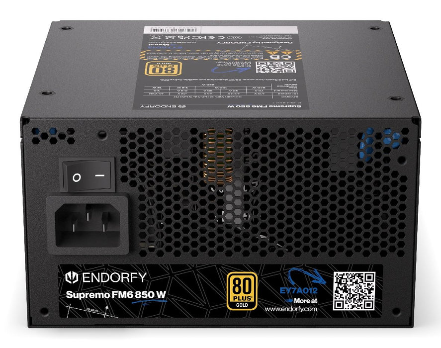 EAN 5903018667959 - ENDORFY Supremo FM6 850 W unidad de fuente de alimentación 24-pin ATX ATX Negro imagen 9