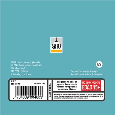 EAN 5704339004603 - Asmodee Hint 30 min Juego De Cartas Lógico imagen 4