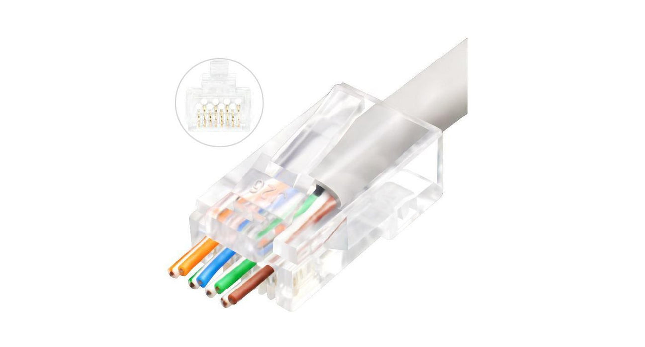 EAN 5706998850768 - Microconnect KON505-50EZ conector RJ-45 Transparente imagen 1