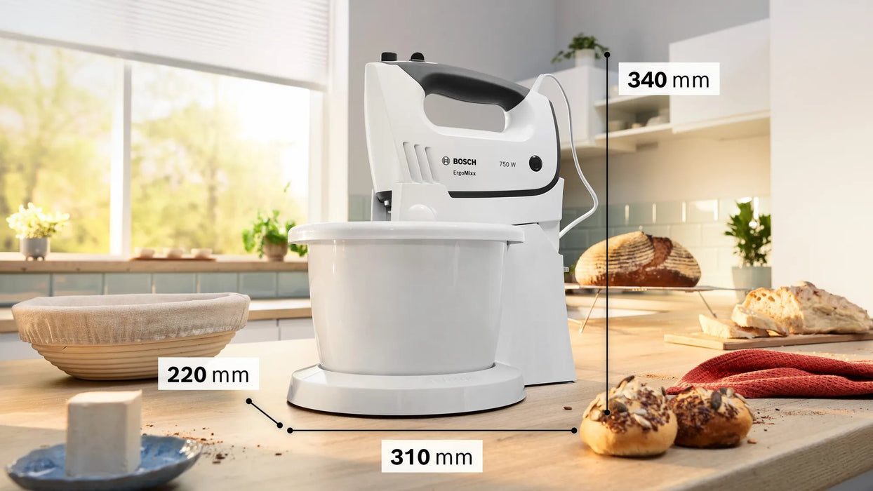 EAN 4242005419500 - Bosch MFQ37490 batidora Batidora de mano 750 W Gris, Blanco imagen 3