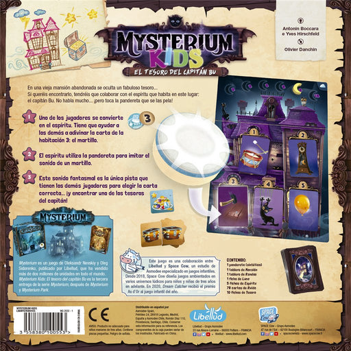EAN 3558380100553 - Asmodee Mysterium Kids: el tesoro del capitán Bu Mysterium Kids: el tesoro del capitán Bu 20 min Juego de imagen 2