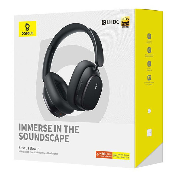 EAN 6932172648503 - Baseus Bowie H1 Pro Auriculares Inalámbrico Diadema Música USB Tipo C Bluetooth Negro imagen 4