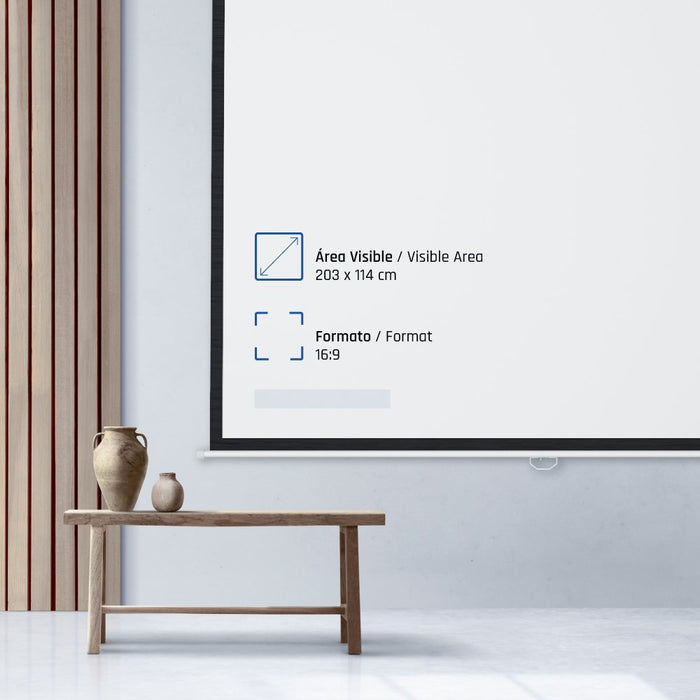 EAN 8435364319291 - iggual PSIMS203 pantalla de proyección 2,34 m (92") 16:9 imagen 6