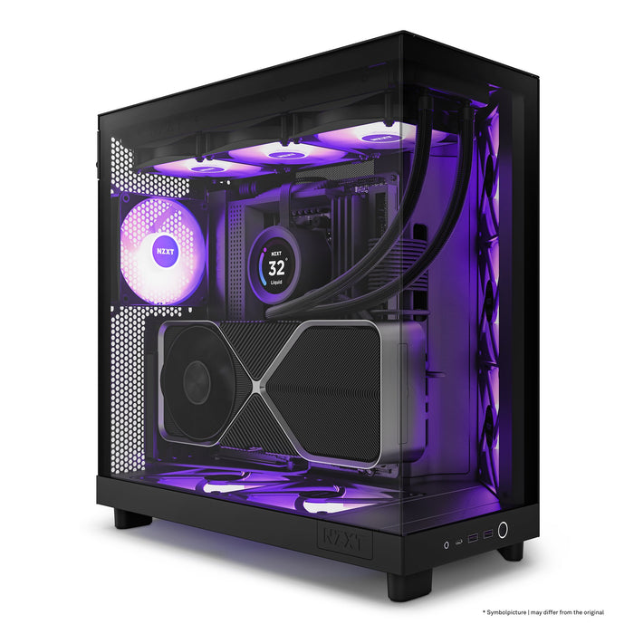 EAN 5056547204079 - NZXT H6 Flow RGB Midi Tower Negro imagen 16