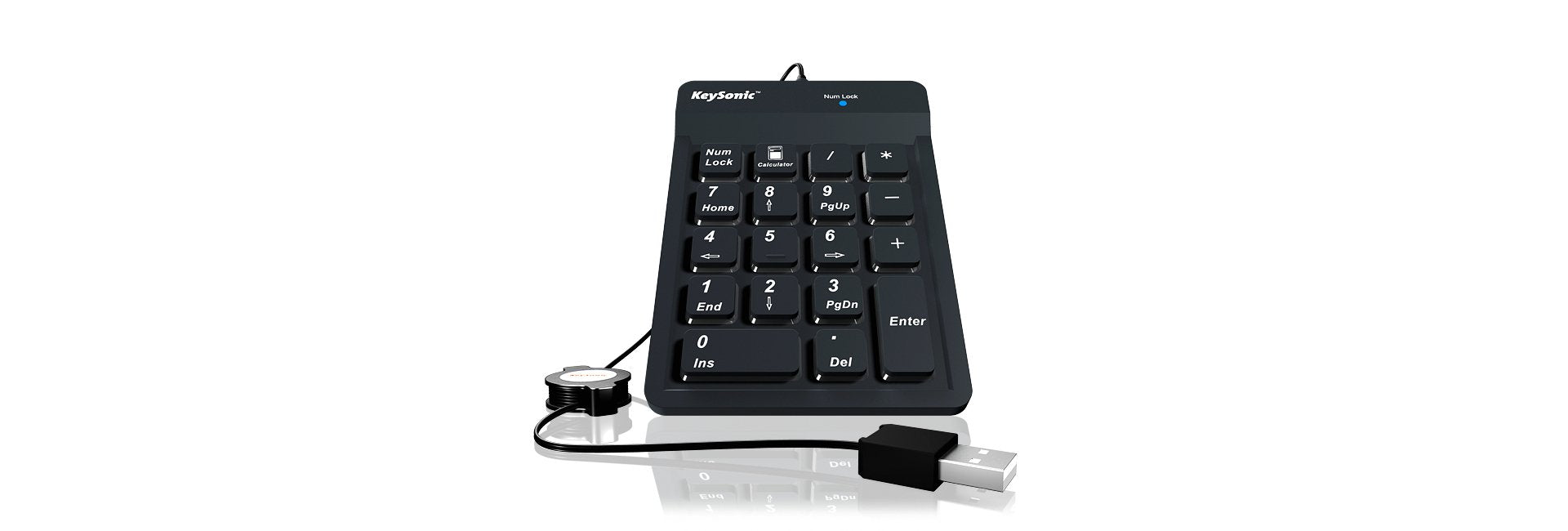 EAN 4250078142164 - KeySonic ACK-118BK teclado numérico Universal USB Negro imagen 2