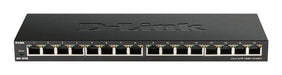 EAN 0790069455261 - D-Link DGS-1016S No administrado Gigabit Ethernet (10/100/1000) Negro imagen 2