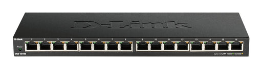 EAN 0790069455261 - D-Link DGS-1016S No administrado Gigabit Ethernet (10/100/1000) Negro imagen 2