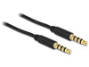 EAN 4043619834365 - DeLOCK 83436 cable de audio 2 m 3,5mm Negro imagen 1
