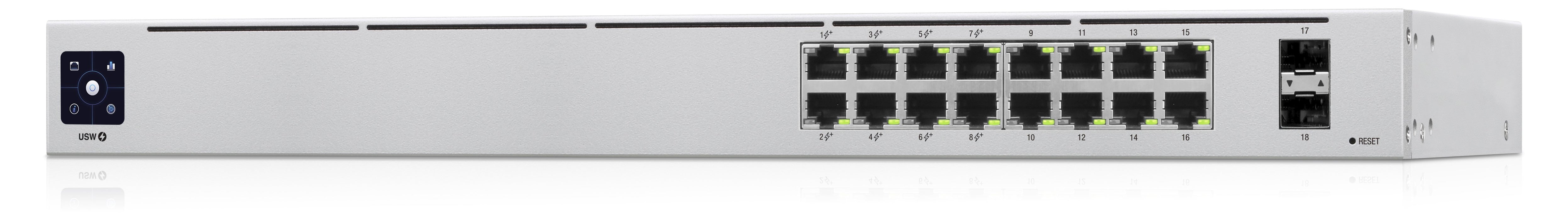 EAN 0817882028516 - Ubiquiti UniFi 16-Port PoE Gestionado L2/L3 Gigabit Ethernet (10/100/1000) Energía sobre Ethernet (PoE) 1 imagen 3