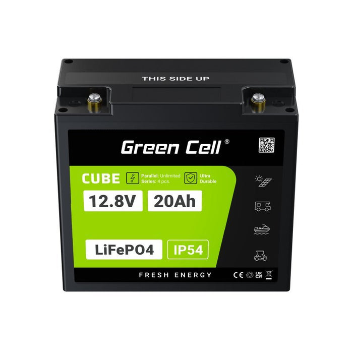 EAN 5904326374874 - Green Cell LFPGC12V20AH batería para sistema ups Fosfato de hierro-litio (LiFePo4) 12,8 V 20 Ah imagen 13