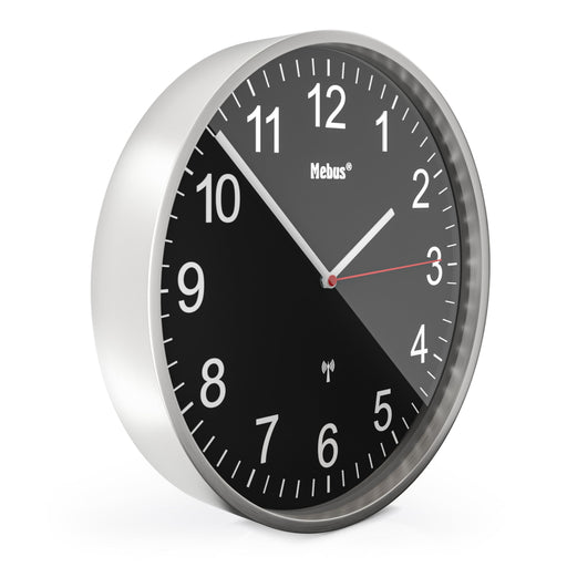 EAN 4007218195784 - Mebus 19578 reloj de mesa o pared Reloj mecánico Alrededor Negro, Metálico imagen 2
