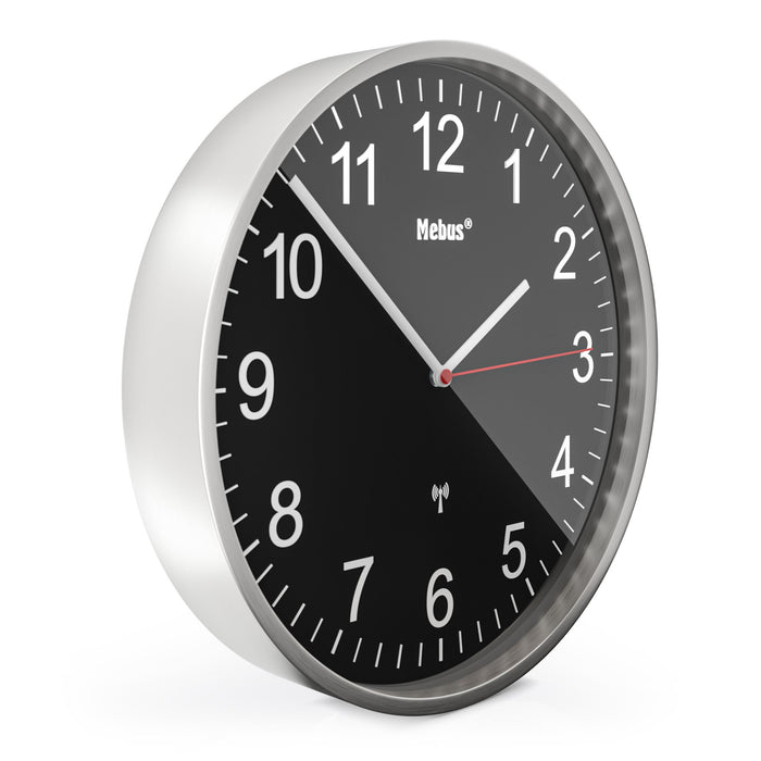EAN 4007218195784 - Mebus 19578 reloj de mesa o pared Reloj mecánico Alrededor Negro, Metálico imagen 2