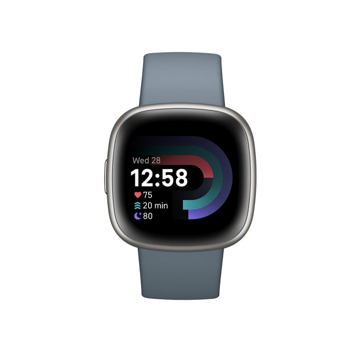 EAN 0810038858722 - Fitbit Versa 4 Digital Pantalla táctil Platino GPS (satélite) imagen 2
