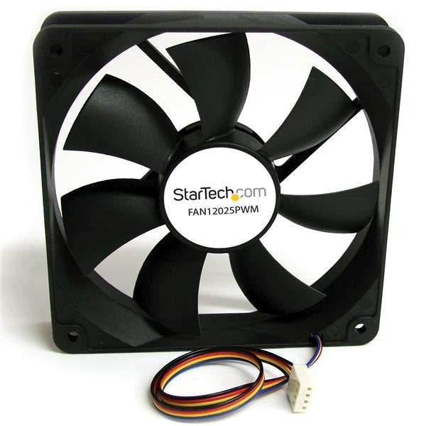 EAN 0065030845335 - StarTech.com FAN12025PWM sistema de refrigeración para ordenador Carcasa del ordenador 12 cm Negro imagen 1