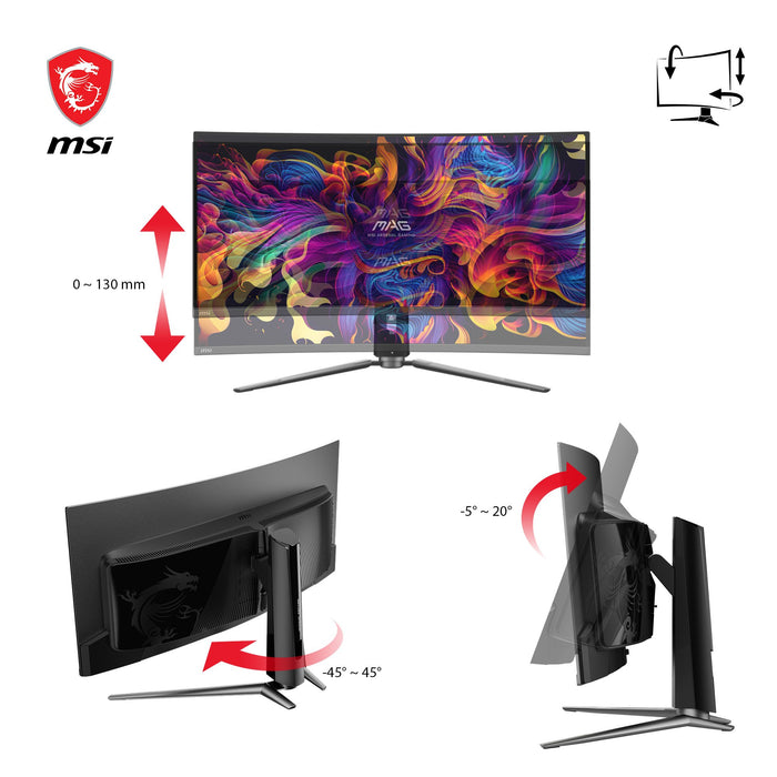 EAN 4711377143875 - MSI MAG 341CQPDE QD-OLED pantalla para PC 86,4 cm (34") 3440 x 1440 Pixeles UltraWide Quad HD Negro imagen 5