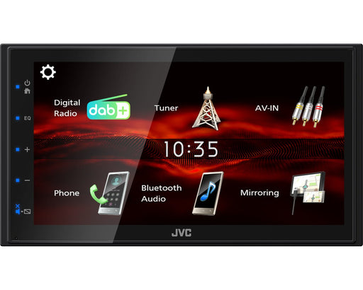 EAN 4975769476037 - JVC KW-M180DBT receptor multimedia para coche Negro 180 W Bluetooth imagen 1