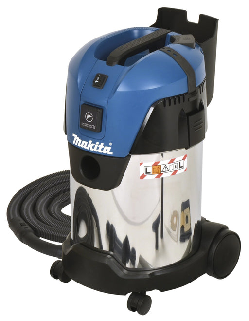 EAN 0088381684781 - Makita VC3011L extractor de polvo Negro, Azul, Blanco 30 L 2000 W imagen 1