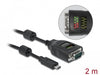 EAN 4043619904143 - DeLOCK 90414 cable de serie Negro 2 m USB Tipo C RS-232 DB9 imagen 2