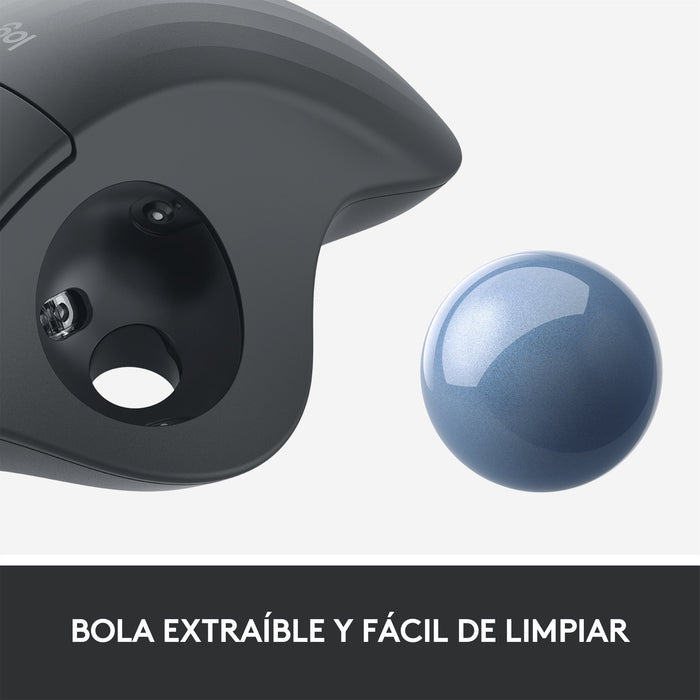 EAN 5099206092273 - Logitech 910-005872 ratón Oficina mano derecha RF Wireless + Bluetooth Trackball 2000 DPI imagen 13