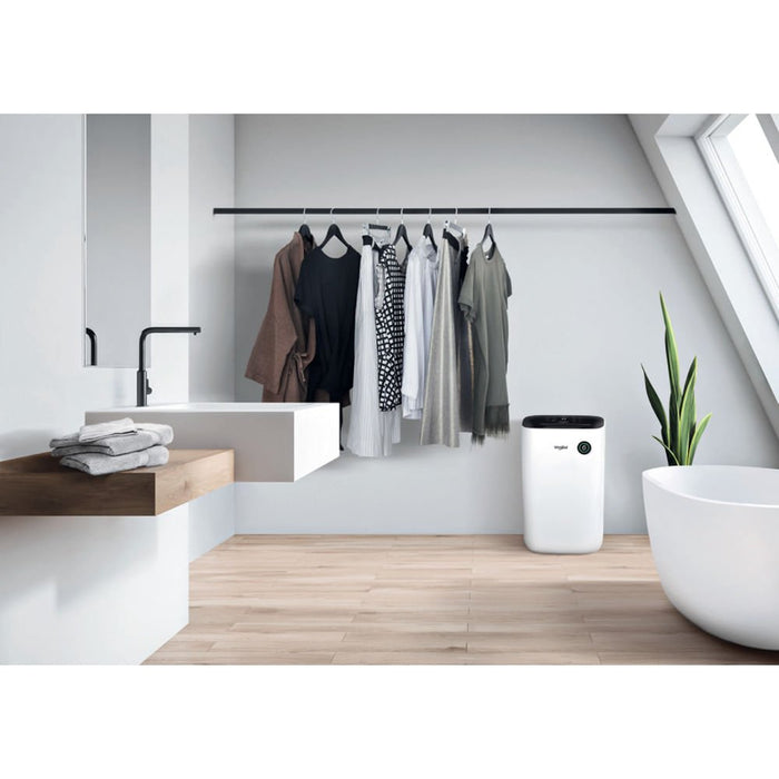 EAN 8003437607165 - Whirlpool DE20W5252 6,5 L 44 dB 420 W Negro, Blanco imagen 8