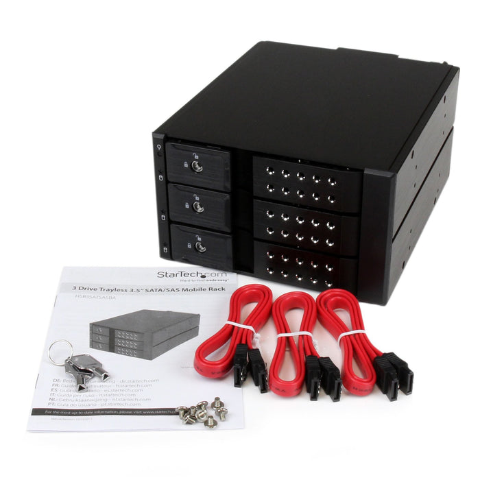 EAN 0065030855297 - StarTech.com HSB3SATSASBA unidad de disco multiple 0 TB Negro imagen 6