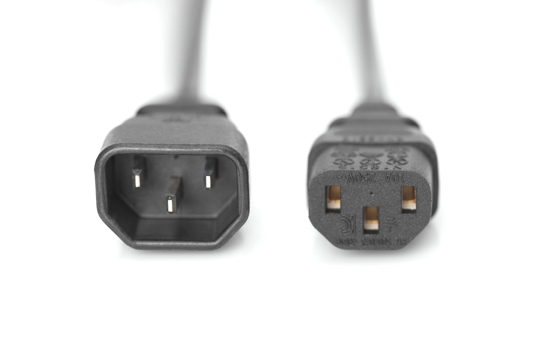 EAN 4016032311881 - Digitus AK-440201-012-S cable de transmisión Negro 1,2 m IEC C14 IEC C13 imagen 2