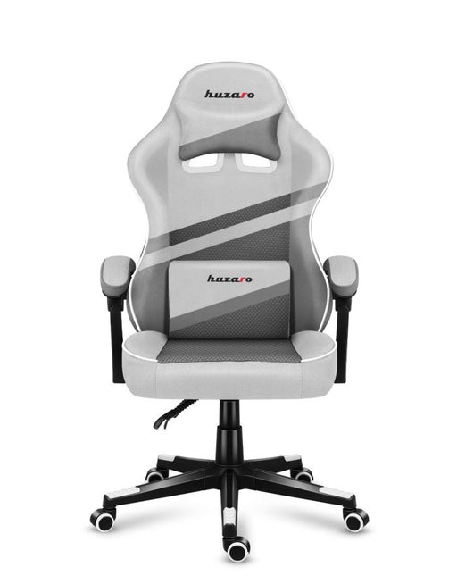 EAN 5903796013191 - Huzaro FORCE 4.4 Silla para videojuegos de PC Asiento (de seguridad) de butaca Gris, Blanco imagen 2