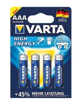EAN 4008496810284 - Varta AAA, Alkaline, 1.5 V Batería de un solo uso Alcalino imagen 1