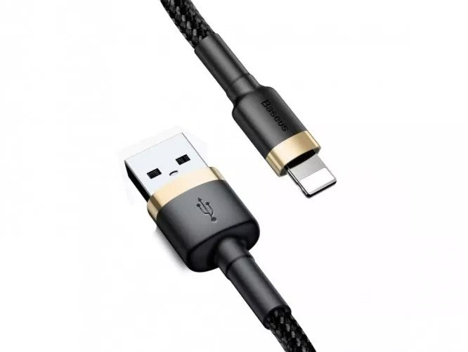 EAN 6953156296329 - Baseus CALKLF-RV1 cable de conector Lightning 3 m Oro, Negro imagen 2