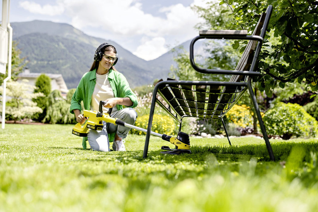 EAN 4066529036445 - Kärcher LTR 3-18 DUAL BATTERY SET 30 cm Batería Negro, Acero inoxidable, Amarillo imagen 10