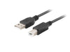 EAN 5901969429886 - Lanberg CA-USBA-15CU-0010-BK cable USB USB 2.0 1 m USB B Negro imagen 1