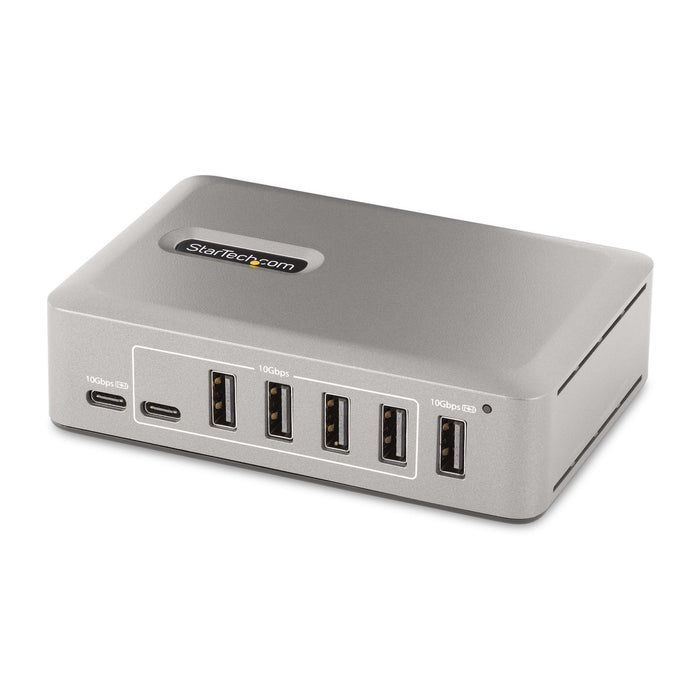 EAN 0065030899017 - StarTech.com 10G8A2CS-USB-C-HUB hub de interfaz USB 3.2 Gen 2 (3.1 Gen 2) Type-C 10000 Mbit/s Gris imagen 1