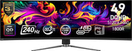 EAN 4711377237932 - MSI MPG 491CQPX QD-OLED pantalla para PC 124,5 cm (49") 5120 x 1440 Pixeles Dual QHD Negro imagen 1