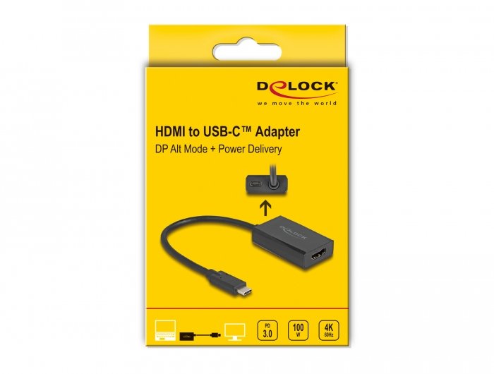 EAN 4043619610587 - DeLOCK 61058 Adaptador gráfico USB 3840 x 2160 Pixeles Negro imagen 3