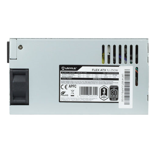 EAN 6940533543152 - UNYKAch UKPSU1U40003 unidad de fuente de alimentación 250 W 20+4 pin ATX 1U Plata imagen 2