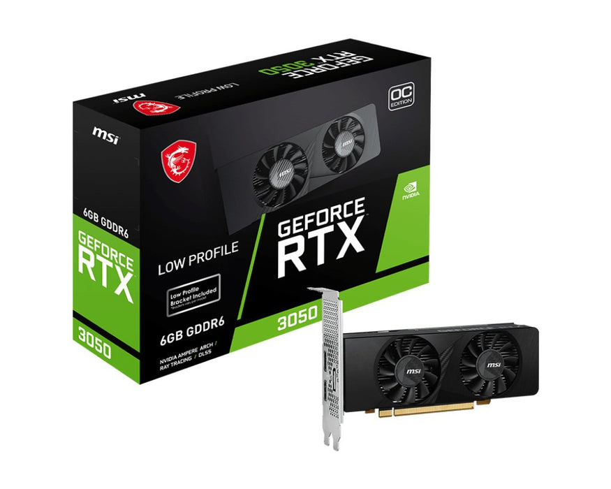 EAN 4711377176828 - MSI GEFORCE RTX 3050 LP 6G OC tarjeta gráfica NVIDIA 6 GB GDDR6 imagen 1