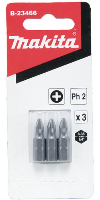 EAN 0088381408981 - Makita B-24527 punta de destornillador 3 pieza(s) imagen 1