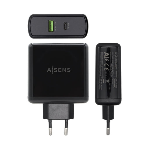 EAN 8436574706239 - AISENS ASCH-2PD30QC-BK cargador de dispositivo móvil GPS, Mando para videojuegos, MP3, MP4, Teléfono móvi imagen 2