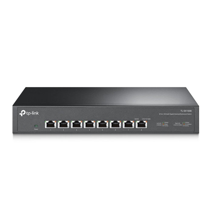 EAN 6935364030919 - TP-Link TL-SX1008 switch No administrado 10G Ethernet (100/1000/10000) 1U Negro imagen 2
