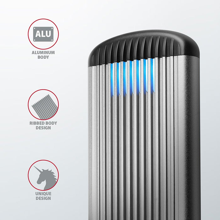 EAN 8595247906489 - Axagon EEM2-SA caja para disco duro externo Caja externa para unidad de estado sólido (SSD) Gris M.2 imagen 5