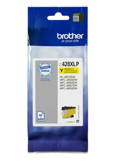 EAN 4977766817493 - Brother LC-428XLYP cartucho de tinta 1 pieza(s) Original Amarillo imagen 1