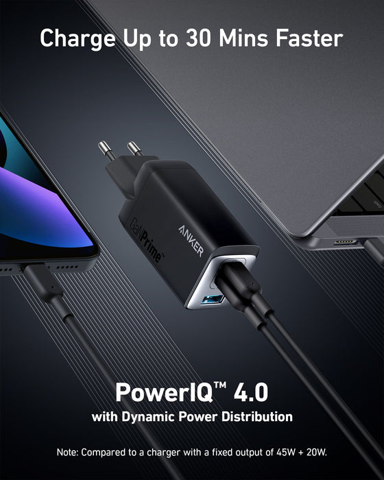 EAN 0194644099091 - Anker 735 Charger Universal Negro Corriente alterna Carga rápida Interior imagen 7