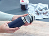 EAN 4006501032478 - Leifheit 03247 taza de viaje 350 ml Negro, Azul Acero inoxidable imagen 4