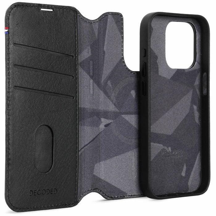 EAN 8720593010478 - Decoded D24IPO15PDW5BK funda para teléfono móvil 15,5 cm (6.1") Funda cartera Negro imagen 7