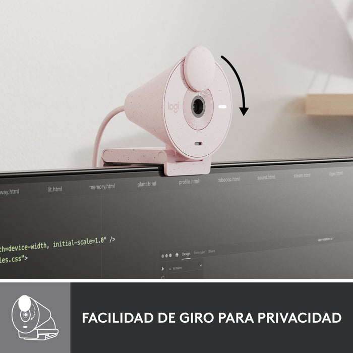 EAN 5099206104952 - Logitech 960-001448 cámara web 2 MP 1920 x 1080 Pixeles USB-C Rosa imagen 10