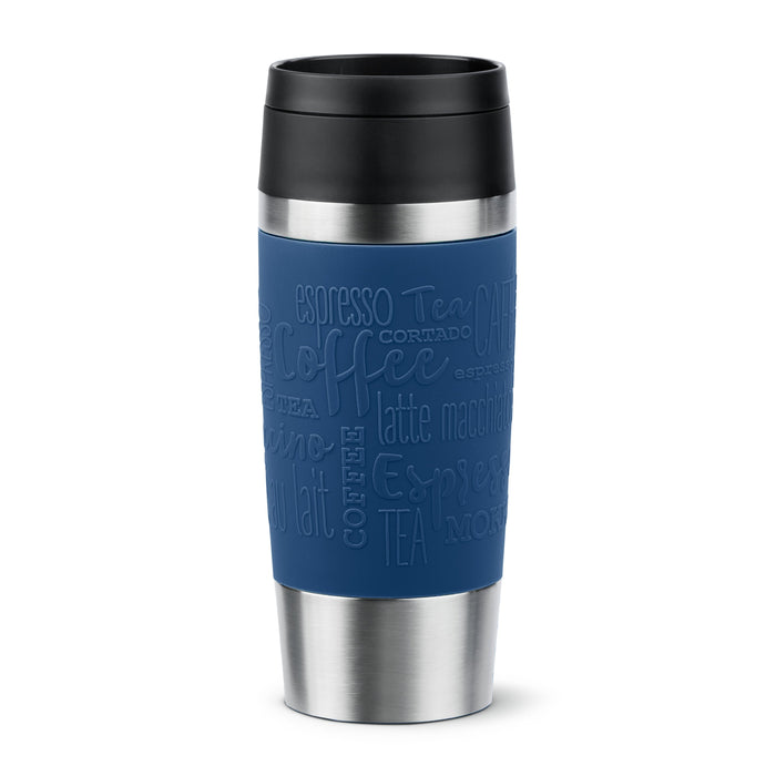 EAN 4009049544816 - EMSA Travel Mug Classic N2020300 taza de viaje 360 ml Negro, Azul, Acero inoxidable Acero inoxidable imagen 1