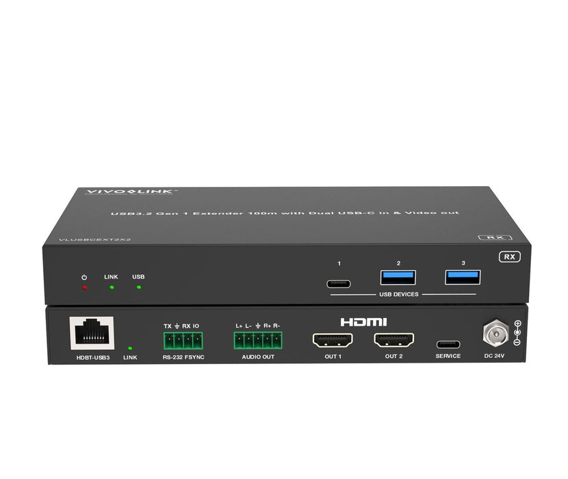 EAN 5715063709559 - Vivolink VLUSBCEXT2X2 extensor KVM imagen 5