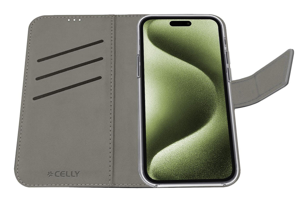 EAN 8021735210542 - Celly WALLY1078 funda para teléfono móvil 15,5 cm (6.1") Funda cartera Negro imagen 6