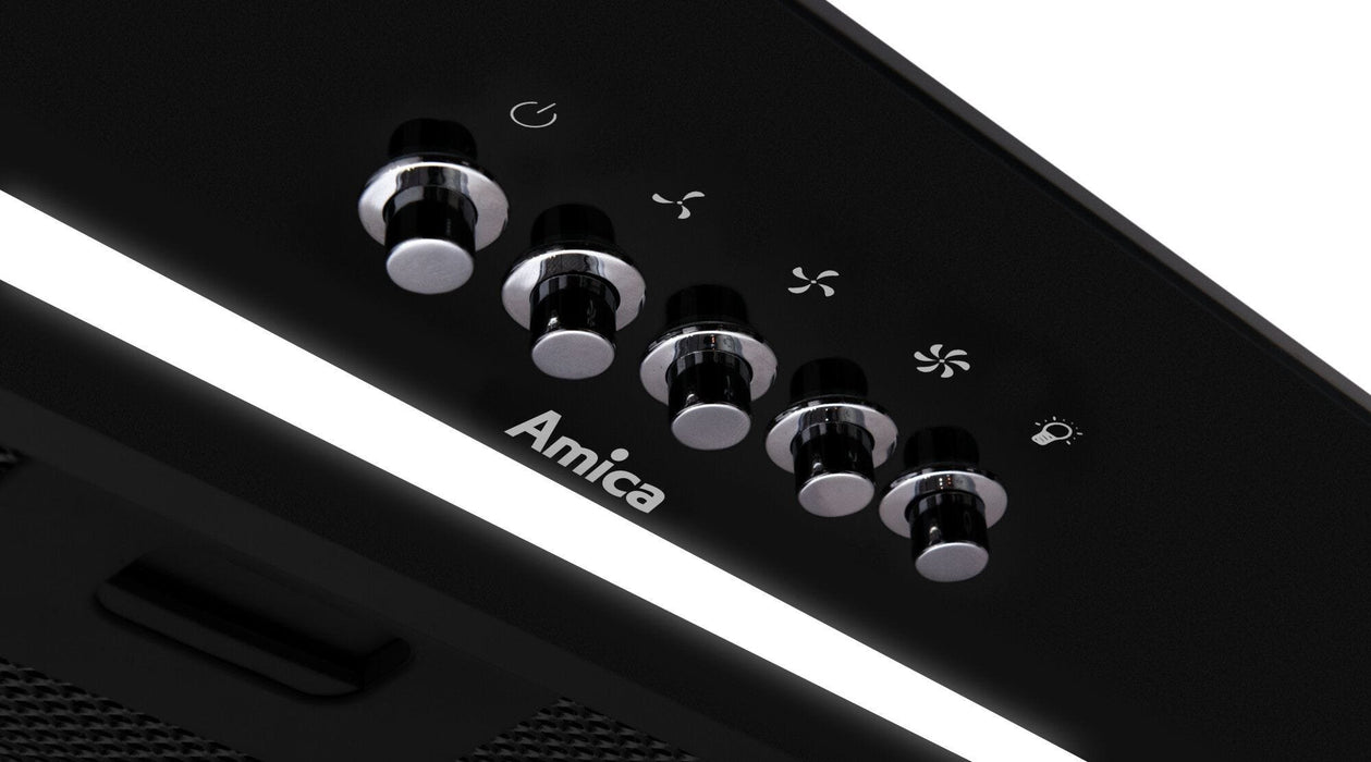 EAN 5906006918668 - Amica OMP6255BG campana Encastrada Negro 389 m³/h imagen 7